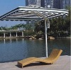 aluminum rattan chaise longue