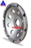 Single row cup diamond grinding wheel