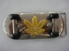 fashion belt buckle maple leaf design
