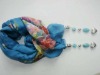 Wholesale 2011 spring unique fashion polyester pendant scarf