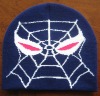 Wholesale Boy's new style spider man funny knitted hat