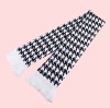 Wholesale knitted jacquard scarf