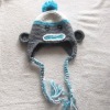 Wholesale acrylic hand knitted animal winter hats
