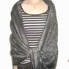 Wholesale OEM new fashion style grey long jacquard scarf shawl