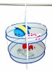 Double folding laundry basket laundry supplies Wise woman's favorite