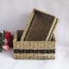 Exquisite seagrass laundry storage hamper