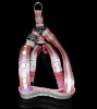 Bright Pink LED Lighten Pet Dog Harness