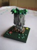 Plants vs zombies polyresin grave buster figurine home decoration