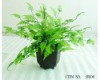 Potted Artificial Leaves