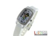 Cartoon Children's Watches white quadrate plastic watchcase inlaid white environment friendly silicone strap XH0001