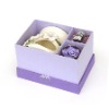 Set of scent candle & aroma oil burner, S, in saa paper box