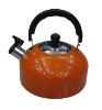 Wholesale stainless steel colored whistling kettle