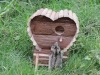 Heart Shaped Hamster Wooden House