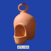 terracotta bird drinker