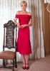 off-shoulder bridesmaid clothing $40 to $50