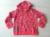 Children's Printed Hoodie Top with Long Sleeves