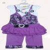 2011 children girl's fashion popular dress suit