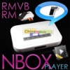 NBOX TV USB to HDD MP4 RM RMVB MPEG AVI CASE PLAYER White