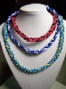 woven titanium necklace