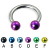 Wholesale Coated titanium body piercing/body multi-purpose rings