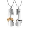 Hot promotion 3161 titanium steel mecklace,lover necklace