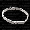 2011 Hot sell fashion charm design of titanium mens bracelet jewelry