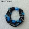 2011 fashion New design bracelet BLUE/BLACK