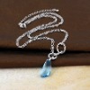 heart-shaped crystal pendant necklace