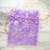 7 * 9CM purple snowflake jewelry bags