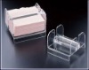 Acrylic holder for tissue holder on tabletop