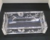 Acrylic tissue paper box