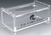 Acrylic tissue box holder