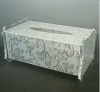 Silver Acrylic Tissue Box