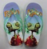 Wholesale custom made printing EVA cute beach slippers
