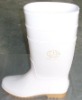 white pvc boots for foodstuffs