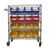 wire shelving trolley