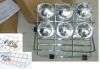 spice bottle metal rack,90ml glass bottle with spice plastic cap and metal rack