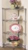 Wholesale 4-layer triangle wire rack/metal chrome rack