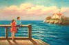 stretched painting for room decoration