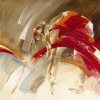 dance picture on canvas painting