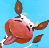 cartoon giclee canvas as holiday gifts