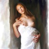 fantastic nude canvas painting