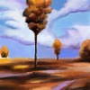 pop art modern style oil painting