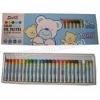 children 24 colors oil pastel in plastic box