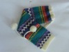 multi color leg warmer