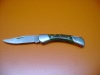 stainless steel blade with the colophony handle folding pocket knife