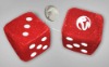 plush/stuffed dice