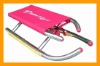 foldable folding aluminum snow sled