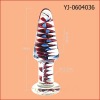 Wholesale 2010 Newly Design Masturbation Assistance Adult Glass Sustainable Sex Toy