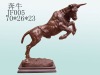 Bronze Bull Sculpture